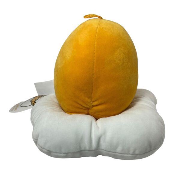 Fiesta Sanrio Gudetama Meh The Lazy Egg Plush Stuffed Animal 8” tall loop NWT - Picture 5 of 7